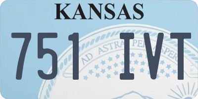 KS license plate 751IVT