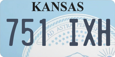 KS license plate 751IXH