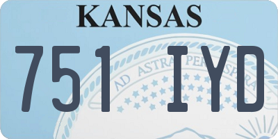 KS license plate 751IYD