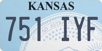 KS license plate 751IYF