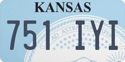 KS license plate 751IYI