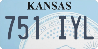 KS license plate 751IYL