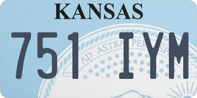 KS license plate 751IYM