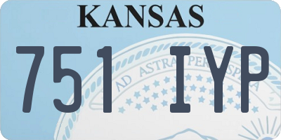 KS license plate 751IYP