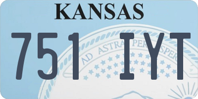 KS license plate 751IYT