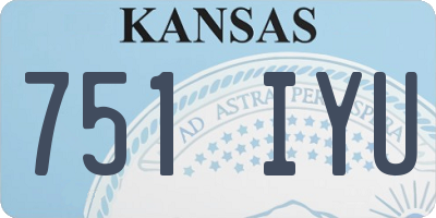 KS license plate 751IYU