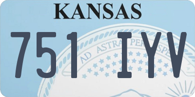 KS license plate 751IYV