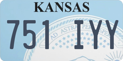 KS license plate 751IYY