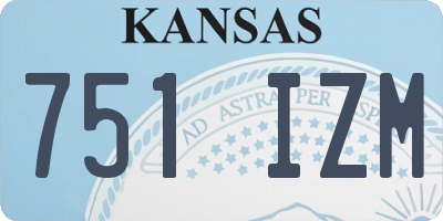 KS license plate 751IZM