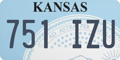 KS license plate 751IZU