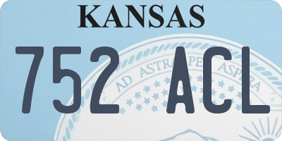 KS license plate 752ACL