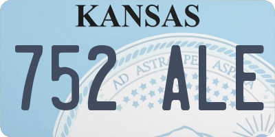 KS license plate 752ALE