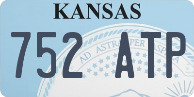 KS license plate 752ATP
