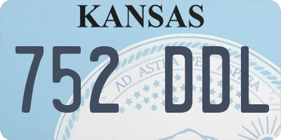 KS license plate 752DDL