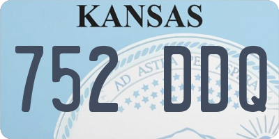 KS license plate 752DDQ