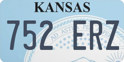 KS license plate 752ERZ