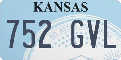KS license plate 752GVL