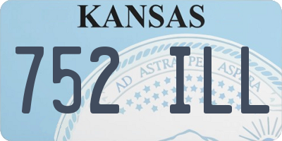KS license plate 752ILL