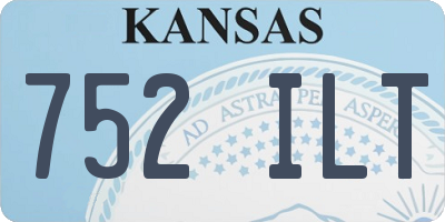 KS license plate 752ILT