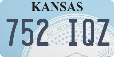 KS license plate 752IQZ