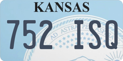 KS license plate 752ISQ