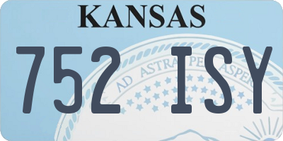 KS license plate 752ISY