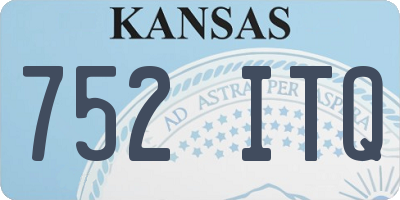 KS license plate 752ITQ