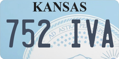 KS license plate 752IVA