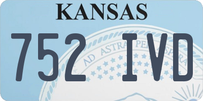 KS license plate 752IVD