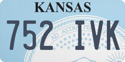 KS license plate 752IVK