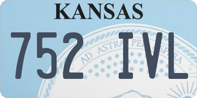 KS license plate 752IVL