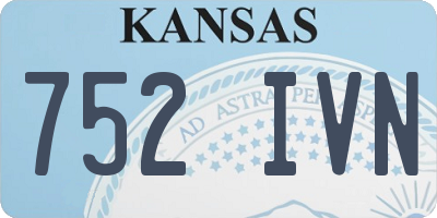 KS license plate 752IVN