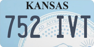 KS license plate 752IVT