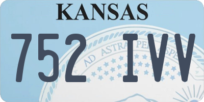 KS license plate 752IVV