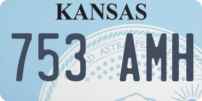 KS license plate 753AMH