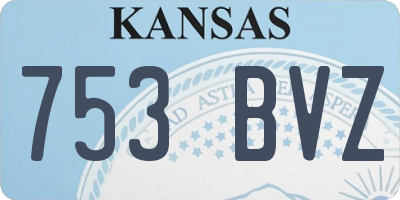 KS license plate 753BVZ