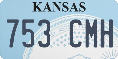 KS license plate 753CMH