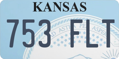 KS license plate 753FLT