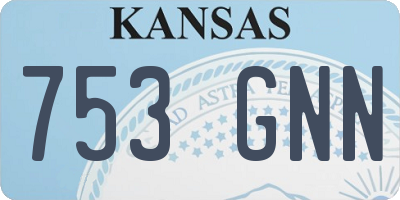 KS license plate 753GNN
