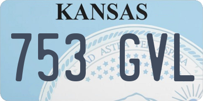 KS license plate 753GVL