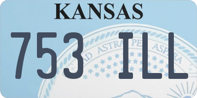 KS license plate 753ILL