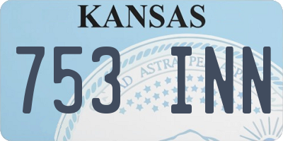 KS license plate 753INN