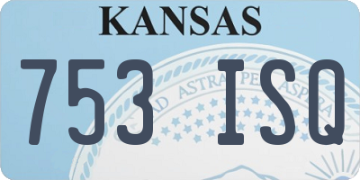 KS license plate 753ISQ