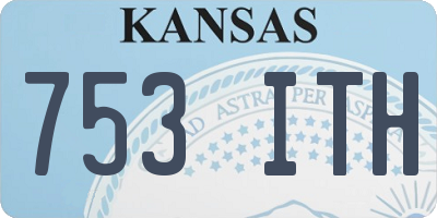 KS license plate 753ITH