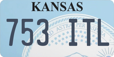 KS license plate 753ITL