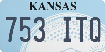 KS license plate 753ITQ
