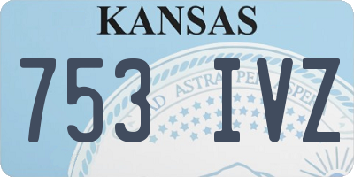 KS license plate 753IVZ