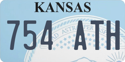 KS license plate 754ATH