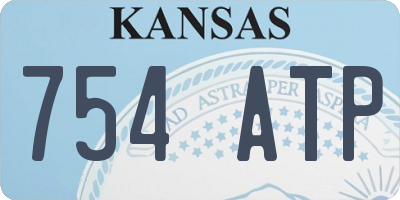 KS license plate 754ATP