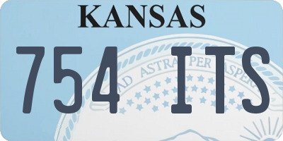 KS license plate 754ITS